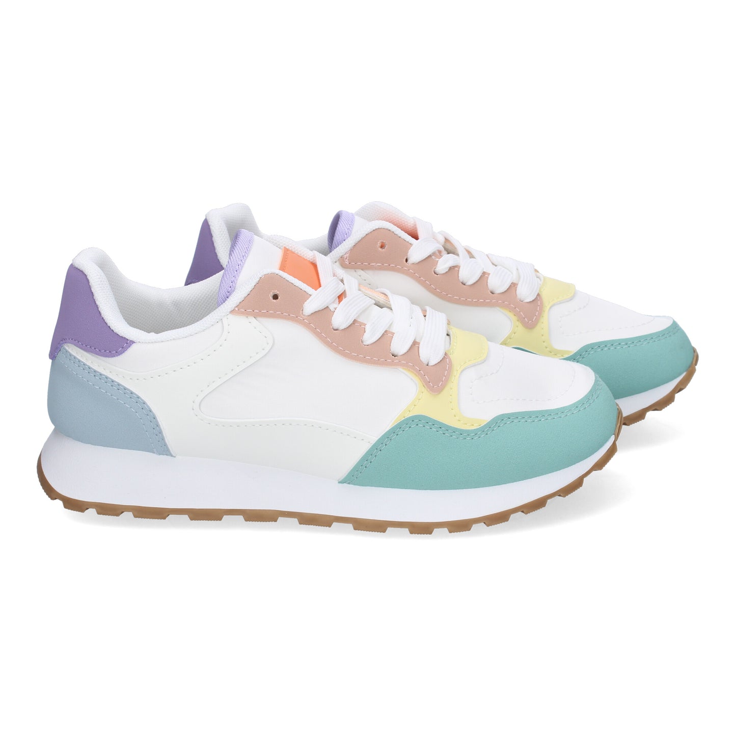 Zapatillas Deportivas Casual Multicolor de Mujer con Cordones