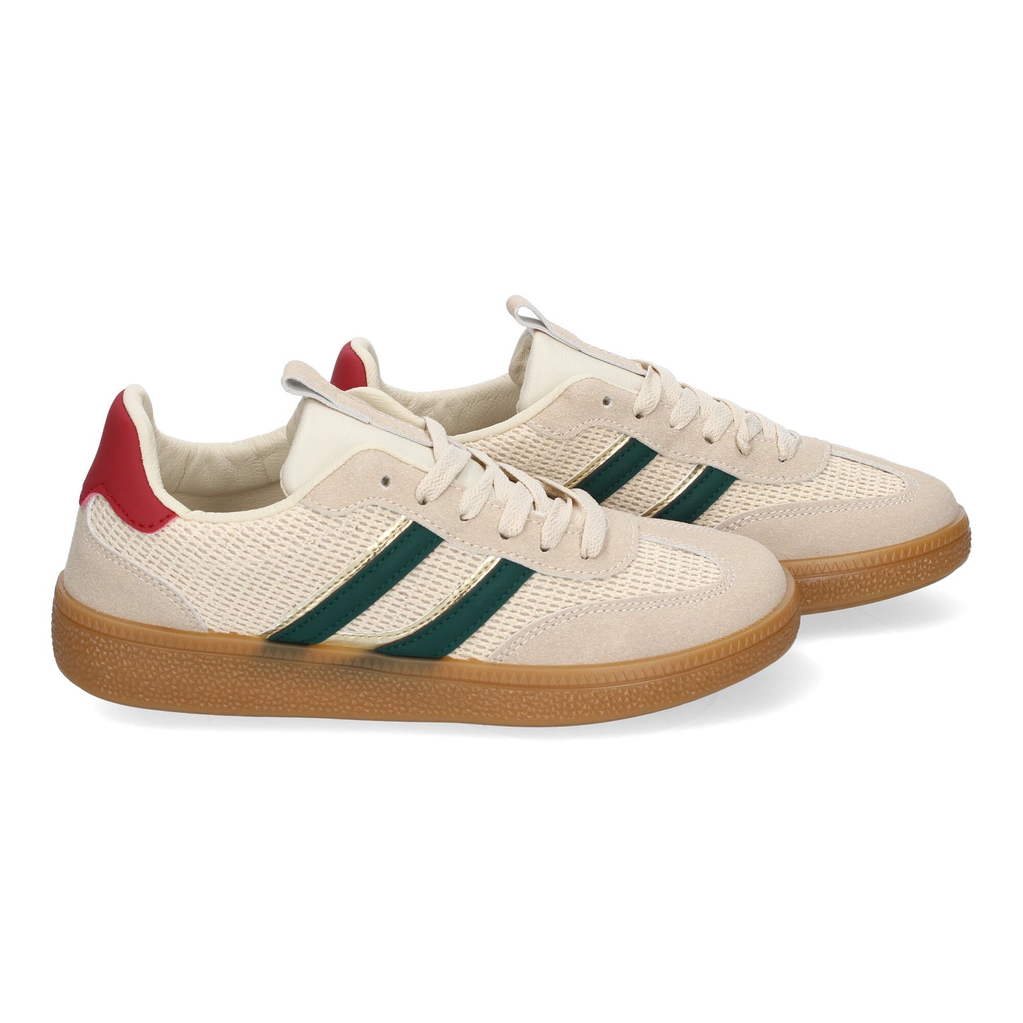 Zapatillas Deportivas Casuales Mujer Rojas Cómodas y Versátiles