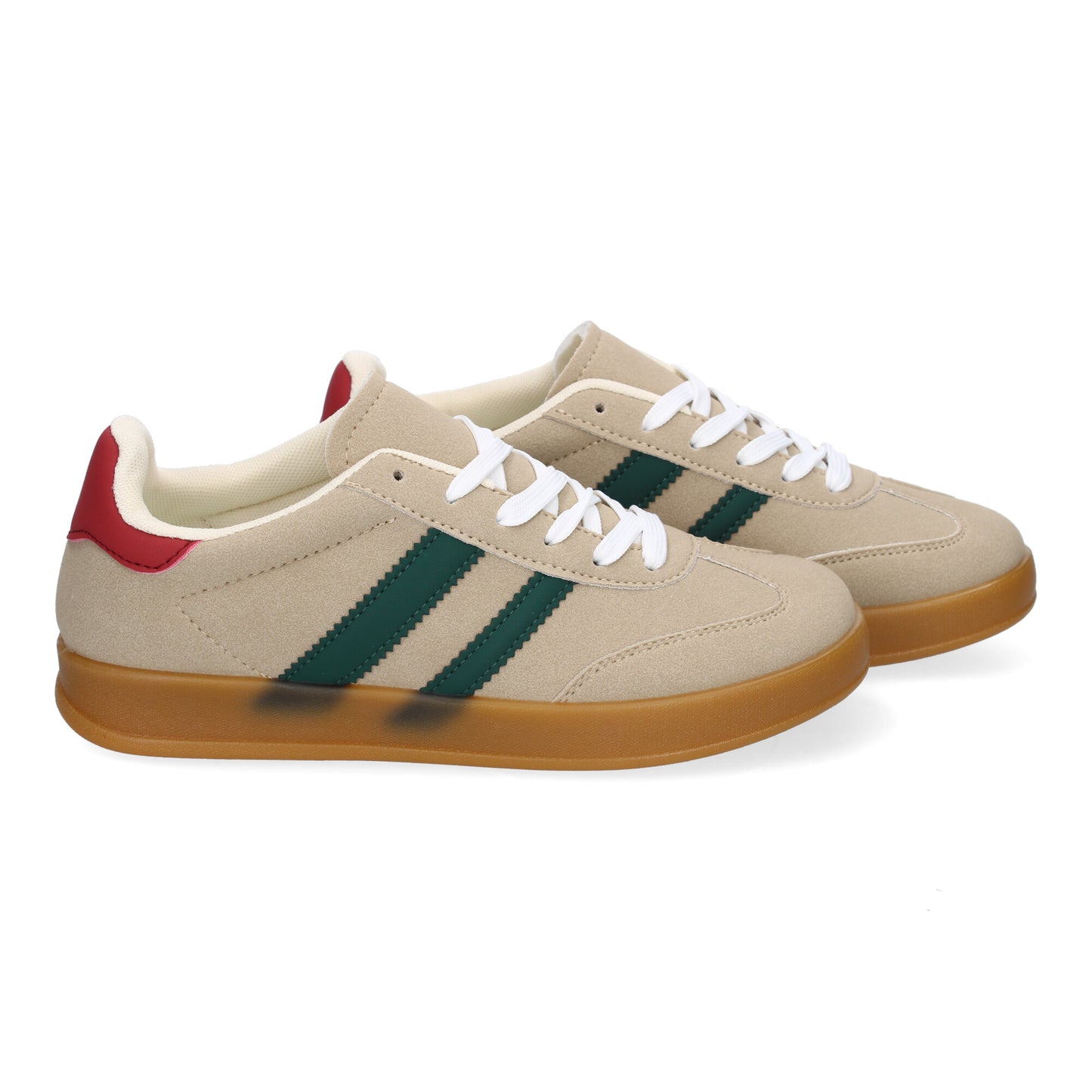 Zapatilla Sneaker Plana de Malla - Verde Kaki