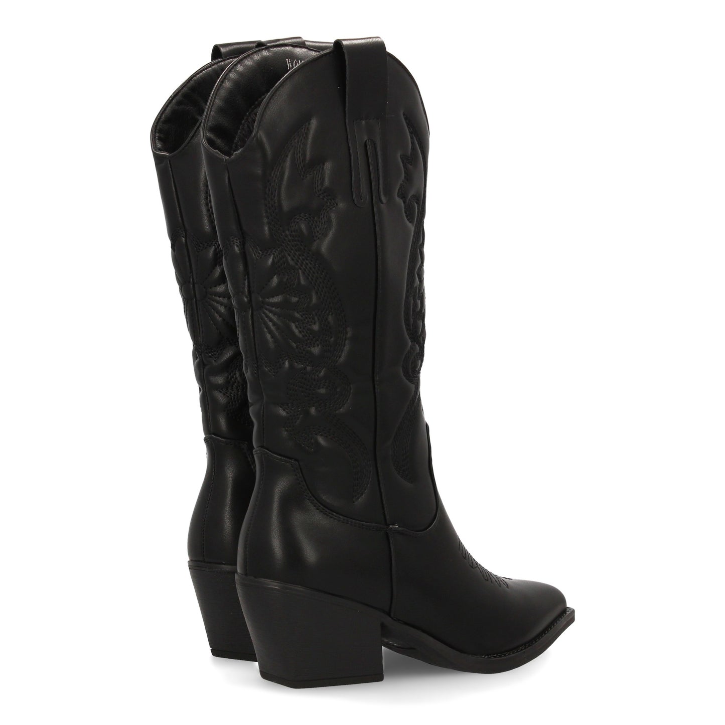 Botín Elegante de Tacón Bajo - Negro