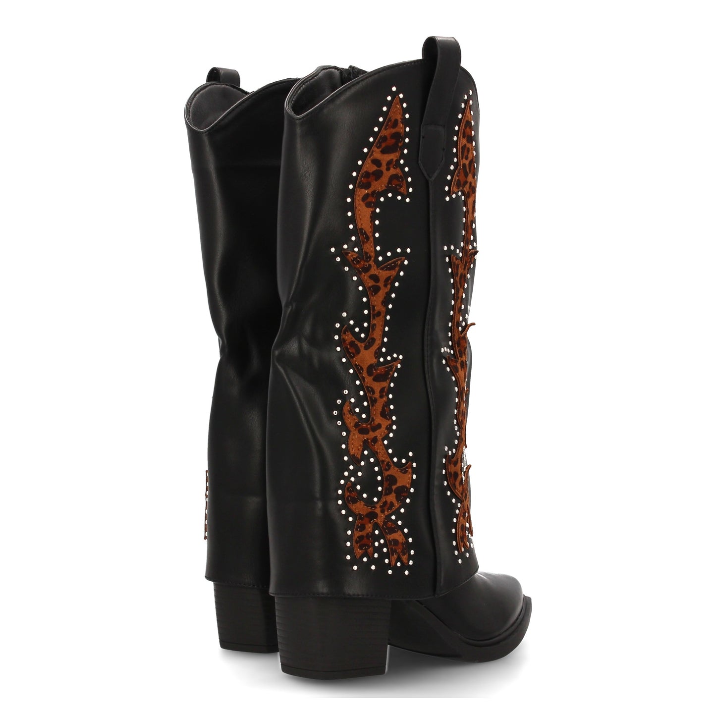 Botín Chelsea con Estampado de Leopardo