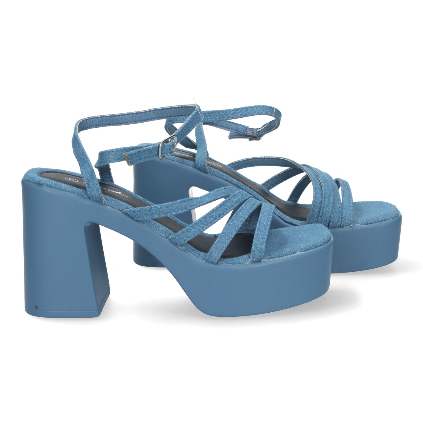 Sandalias de Plataforma para Mujer Comodas con Tiras en la Pala Cierre de Hebilla Elegantes y Perfectas para Eventos Especiales