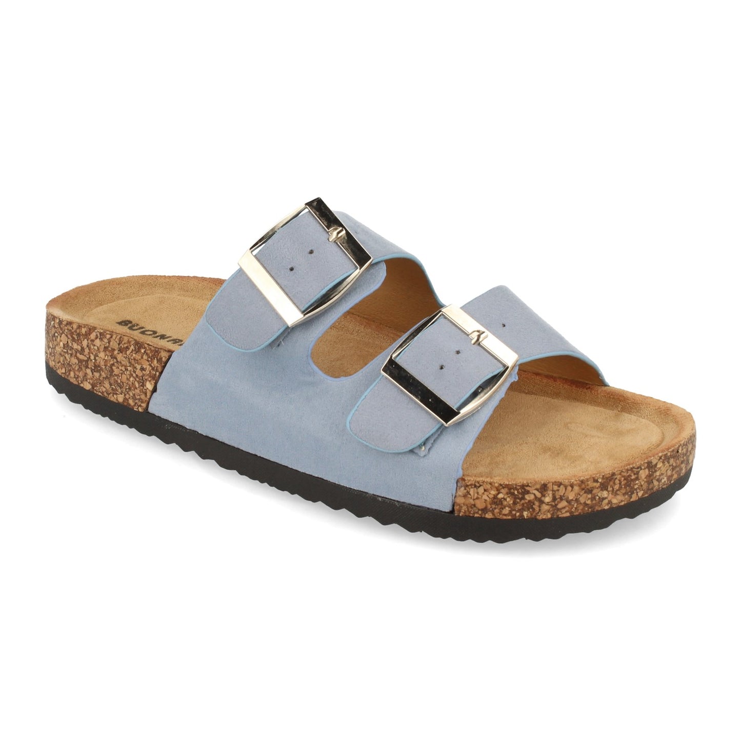 Sandalia Plana de Mujer con Planta de Anatómica de Bio y Hebillas Primavera Verano