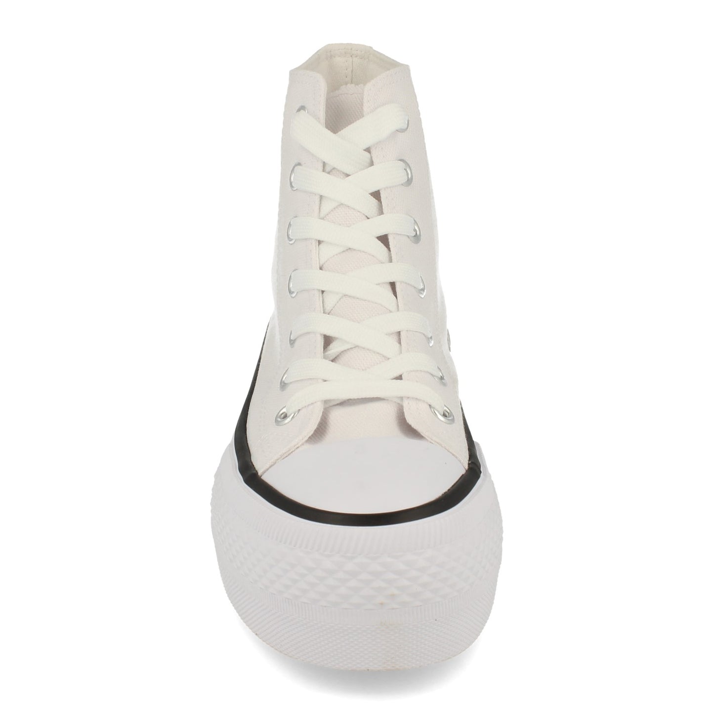 Zapatillas de bota tipo tenis, zapatillas de lona, zapatillas tipo bota, consigue hasta un 20 % de descuento con los cupones de Let’s Secrets ABX012-Blanco