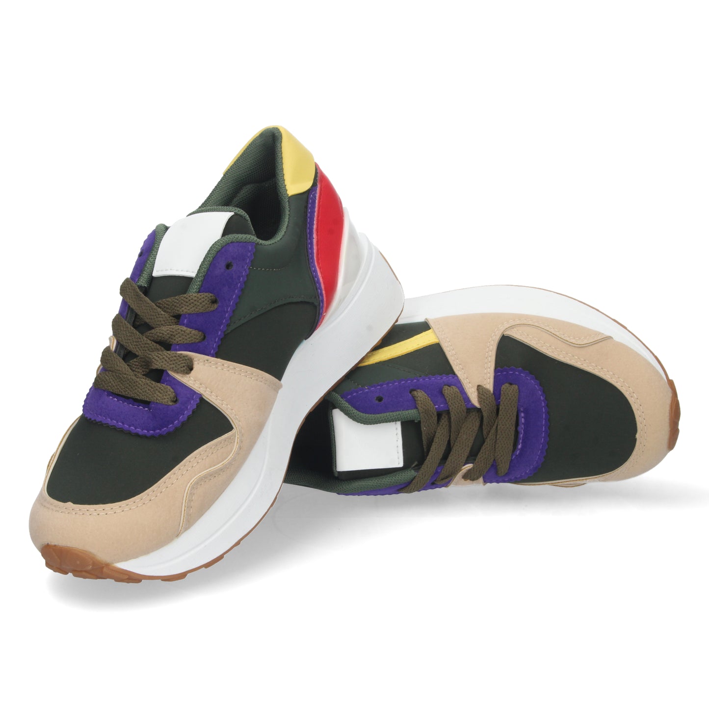 Zapatillas para mujer, snakers de mujer, descubre los cupones descuento de Let’s Secrets B211030-Verde