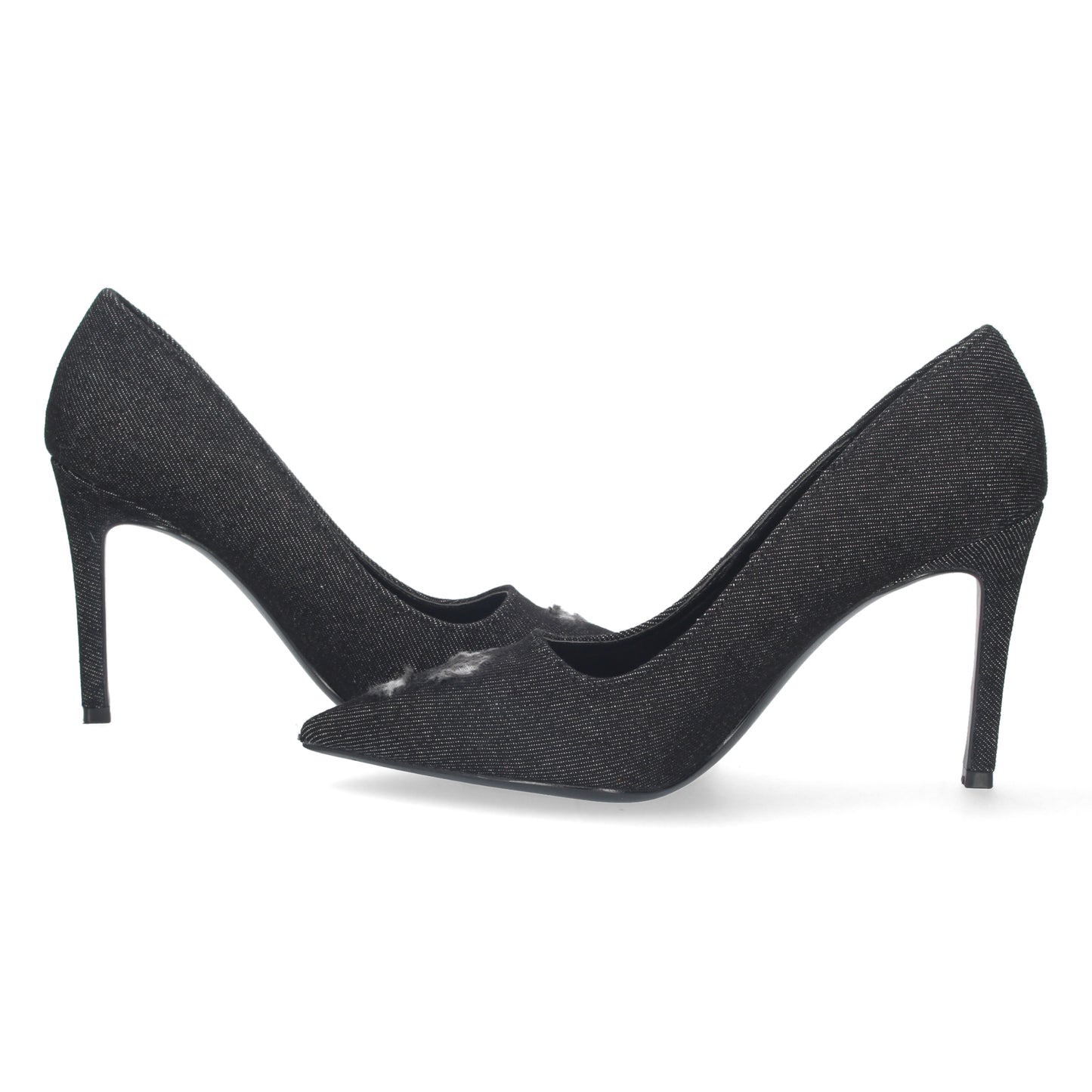 Zapato de Salón Stilettos para Mujer con Tacón Cómodo de Punta Fina Estampado Roto sin Cierre Ajustado al Pie