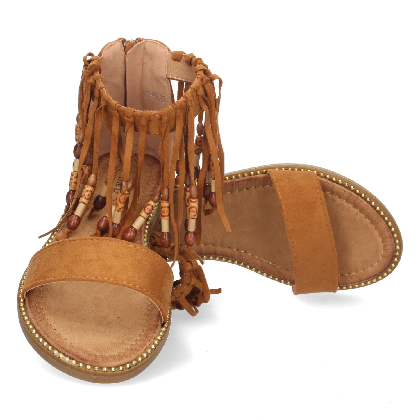 Sandalias planas para mujeres, descubre los cupones de Let's SecretsWH-68-Camel