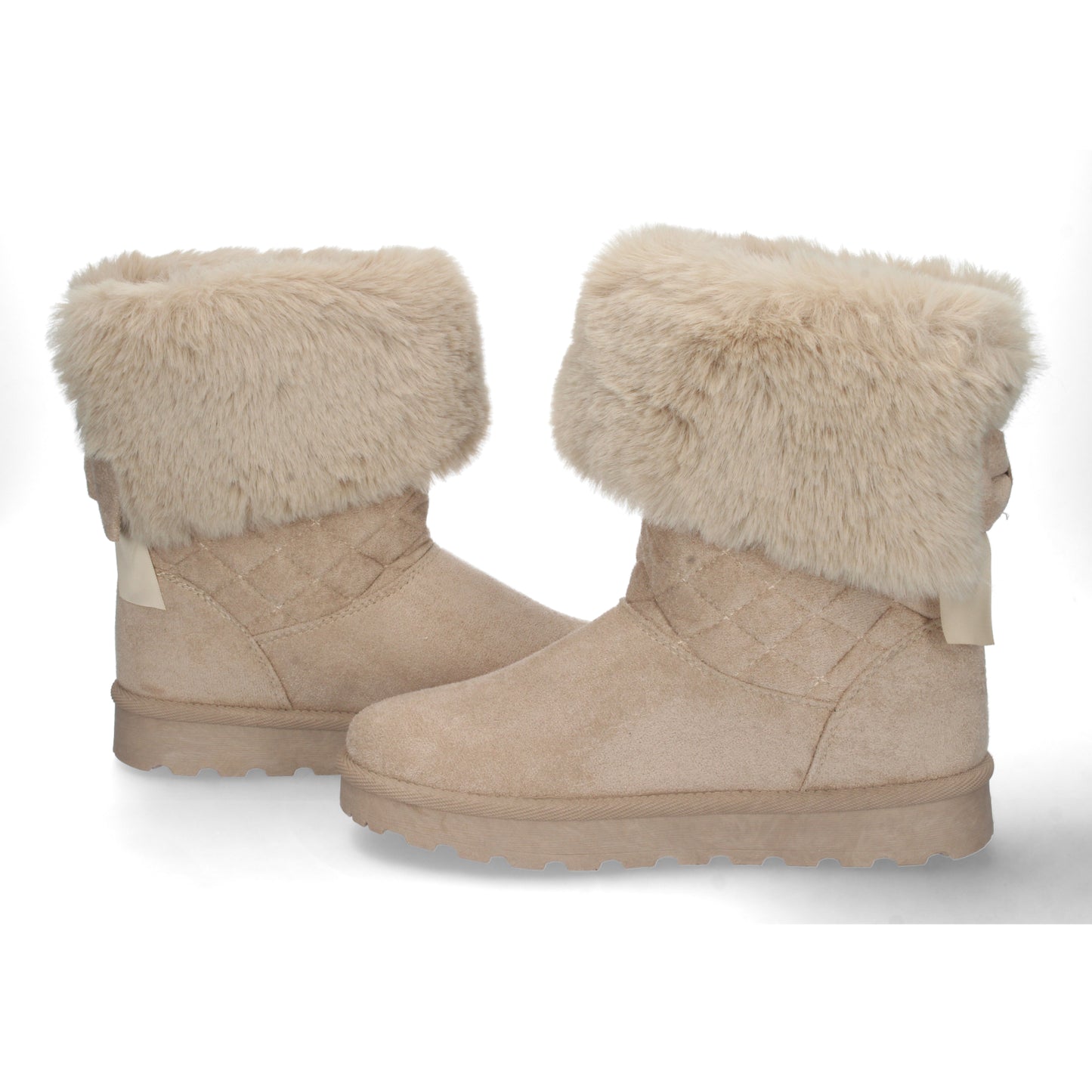 Botín Australiano para Mujer Cómodos y Calentitos Forrado con Pelo Interior con Detalle de Lazo en el Talón Otoño Invierno