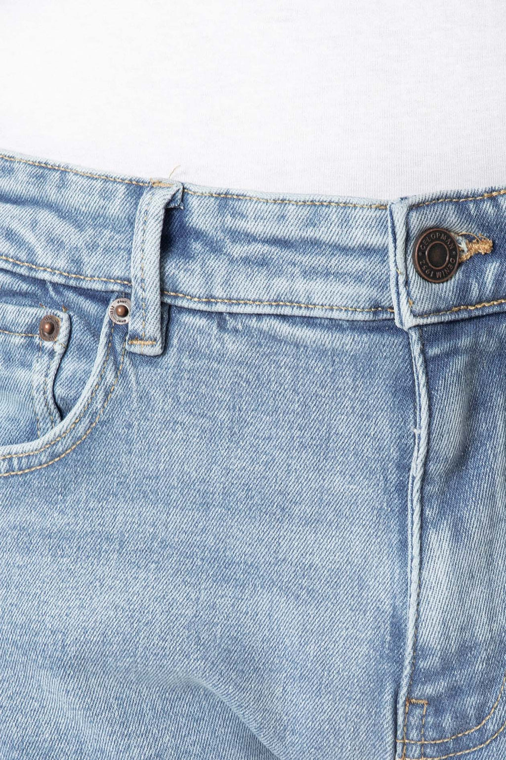 Vaqueros Regular Fit Azul Claro para Hombre de Algodón