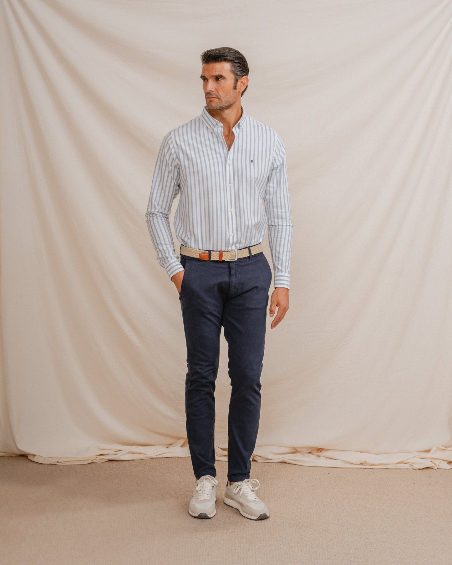 CHINO BÁSICO SLIM MARINO