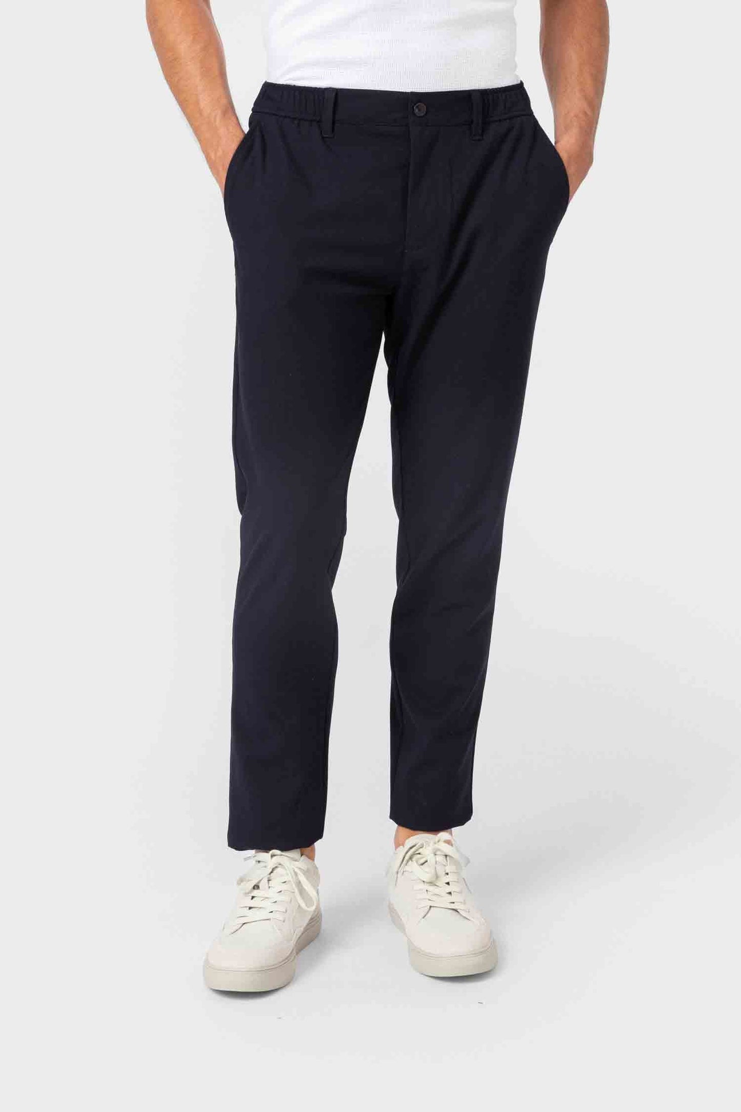Pantalón estilo chino azul marino de diseño español para hombre Celopman