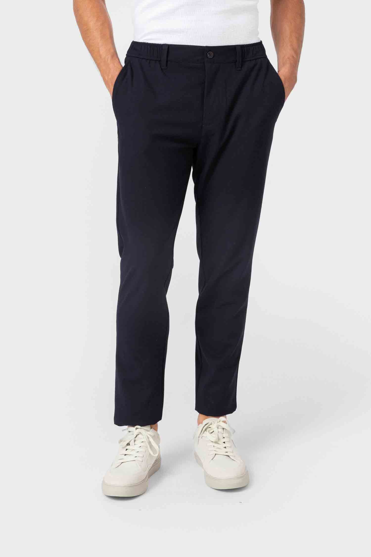 Pantalón estilo chino azul marino de diseño español para hombre Celopman