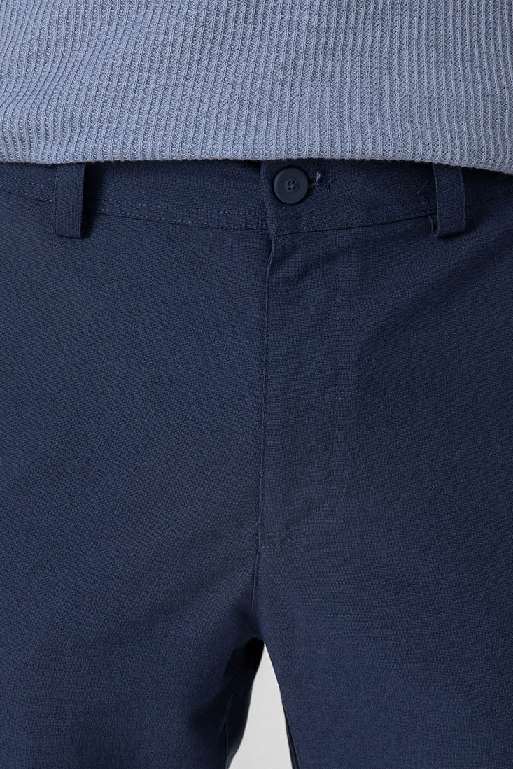 Pantalón de vestir azul marino regular fit