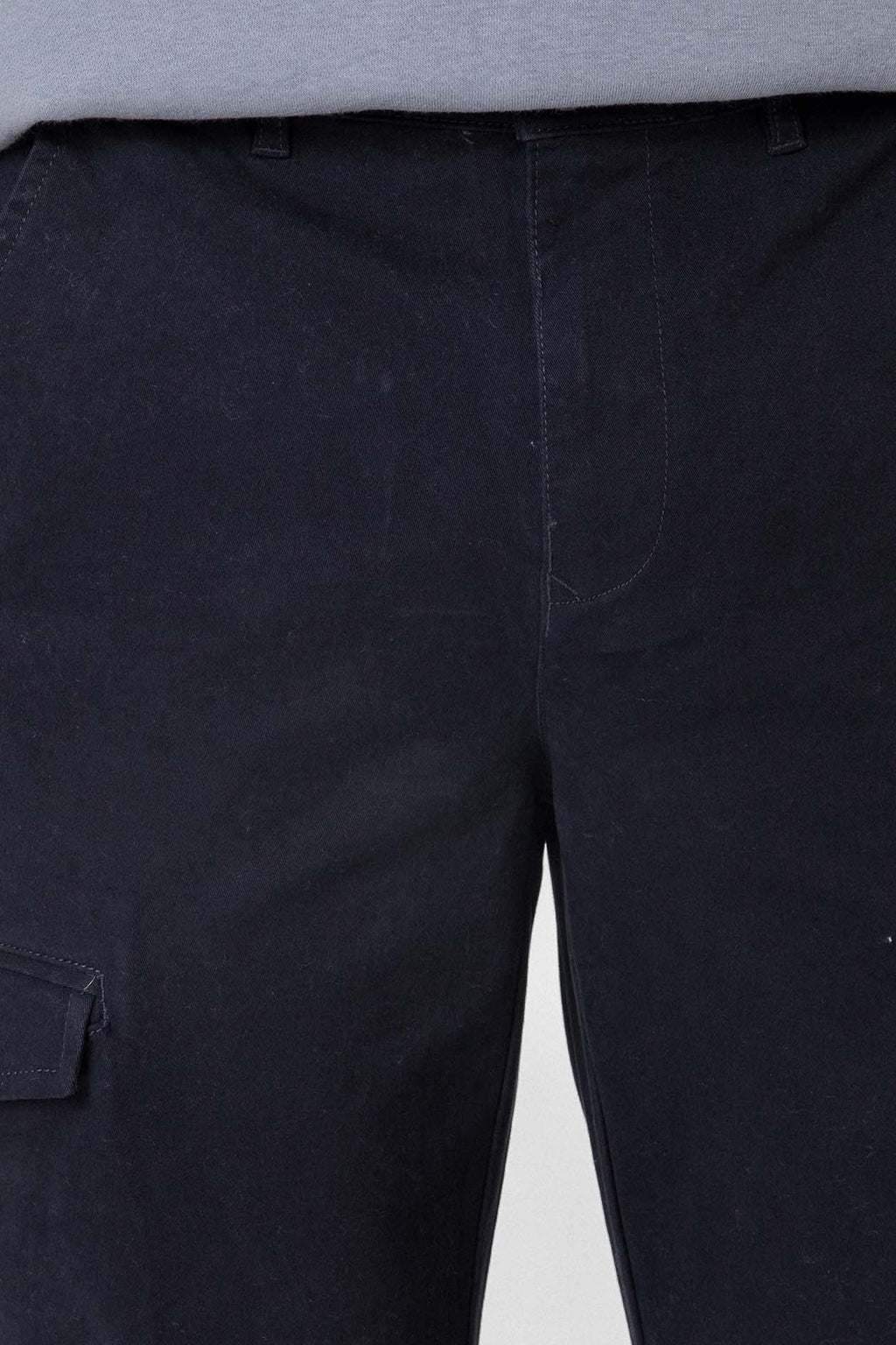 Pantalón Chino Cargo Azul para Hombre con Seis Bolsillos