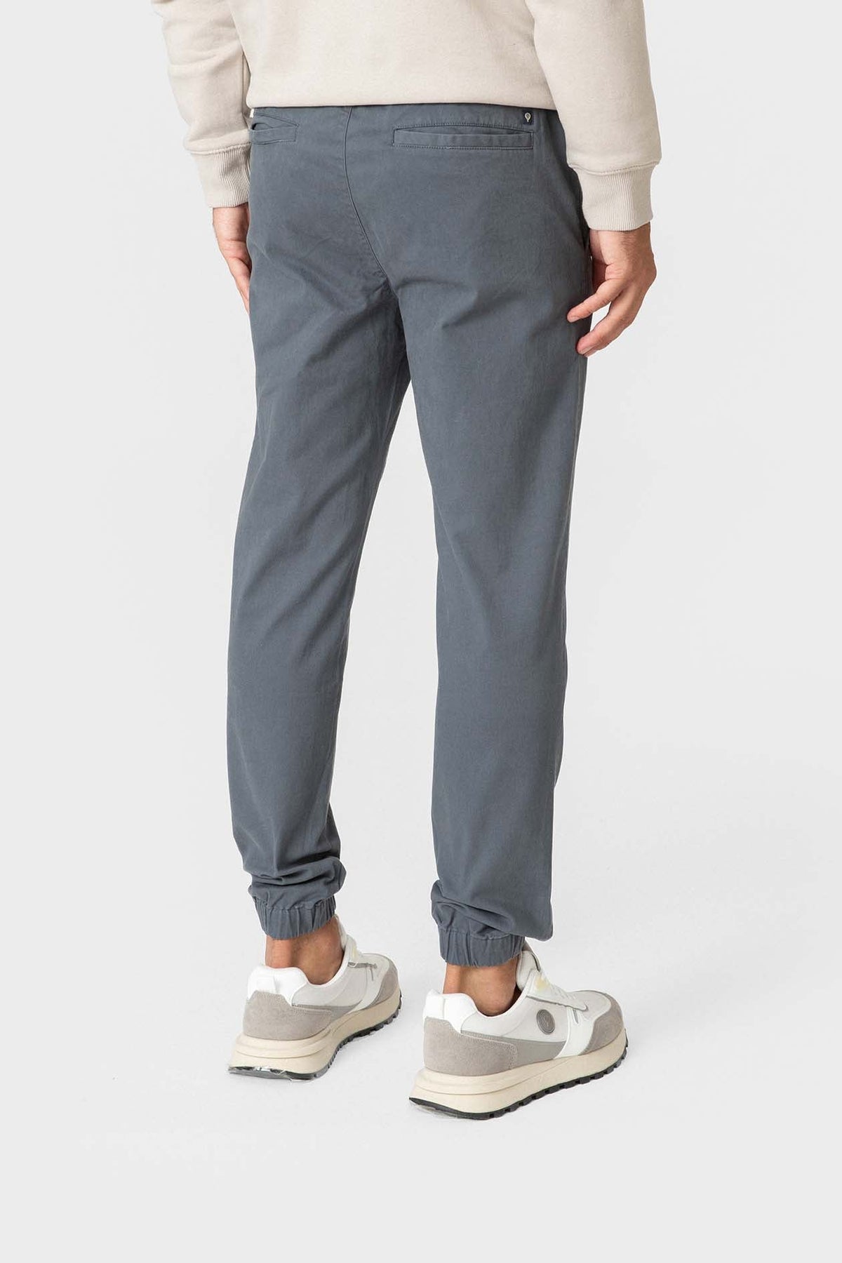 Pantalón Jogger Azul para Hombre con Cintura Ajustable