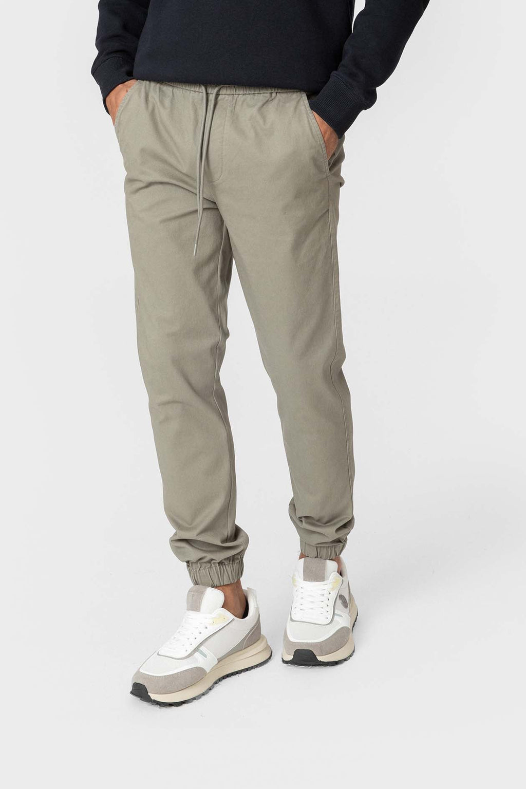 Pantalón Jogger Verde para Hombre con Cintura Ajustable
