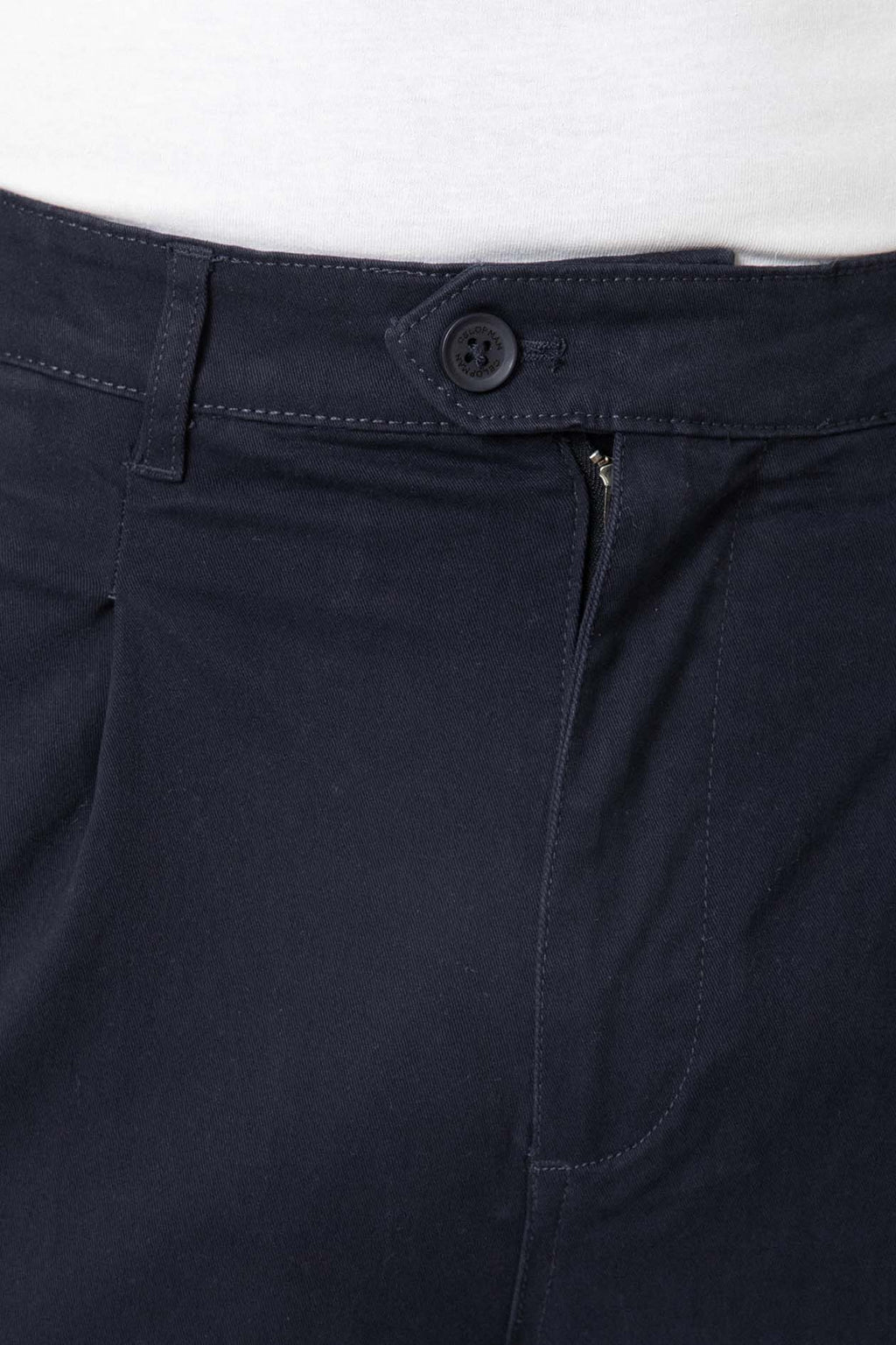 Pantalón Chino Azul con Pinzas Slim para Hombre