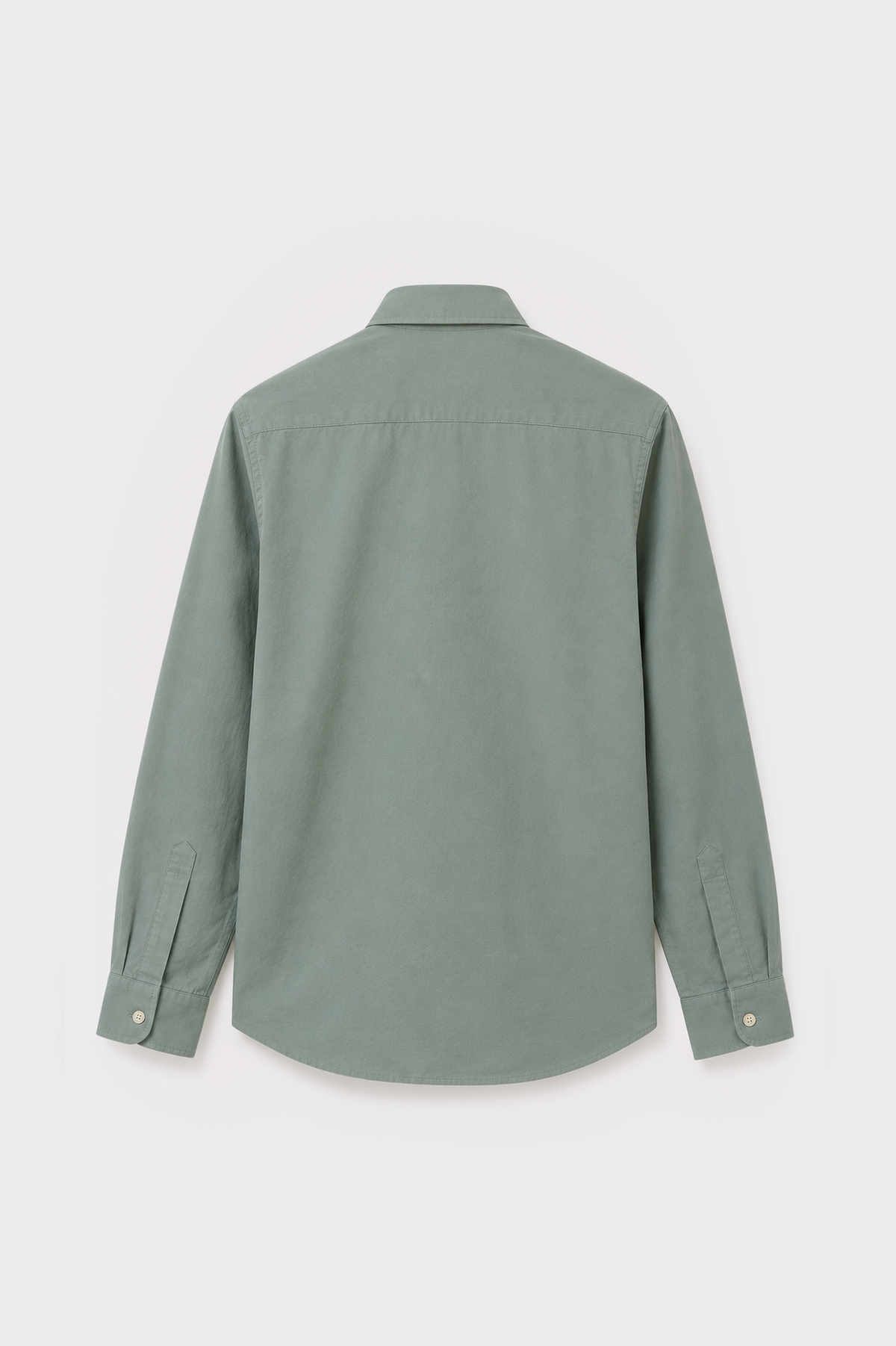 Camisa de algodón de hombre con efecto vintage y corte regular fit