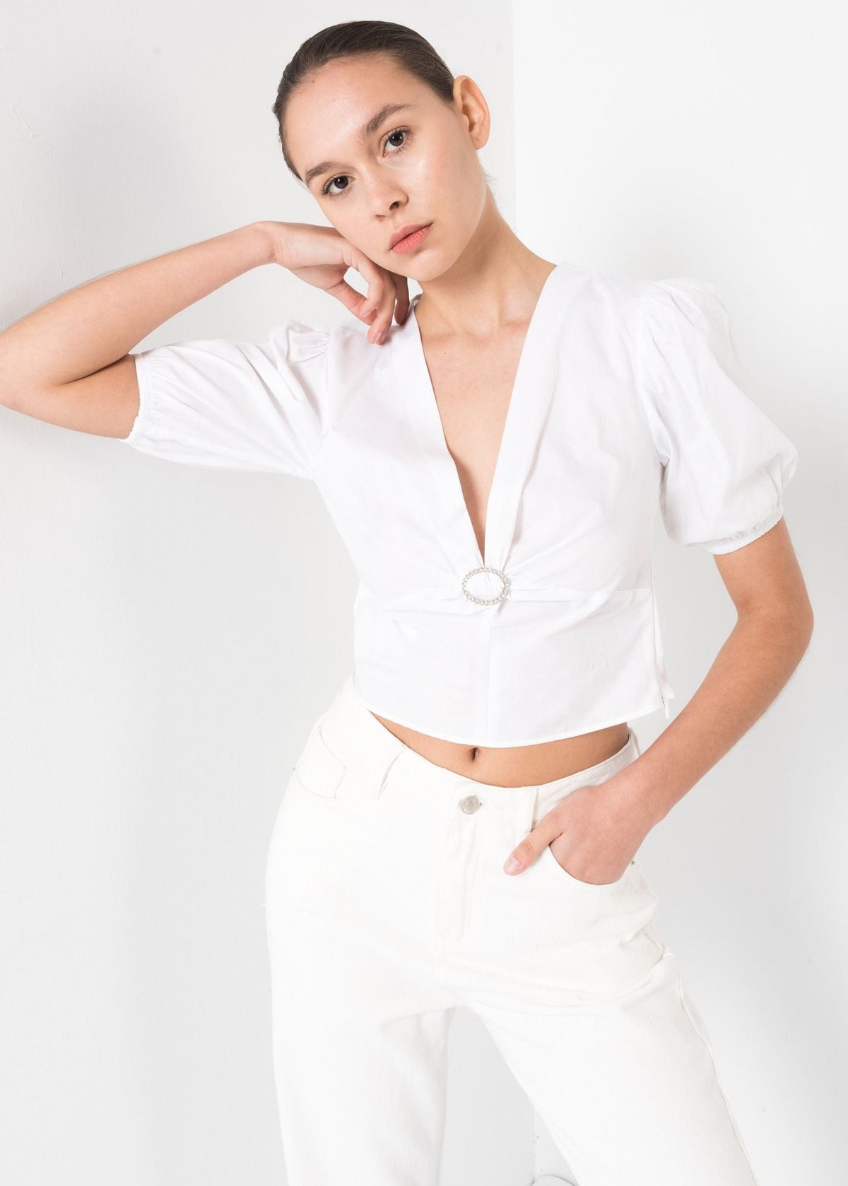 BLUSA HEBILLA BRILLO