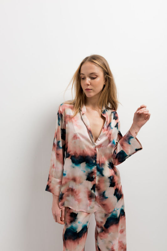 Camisa estampada tie dye