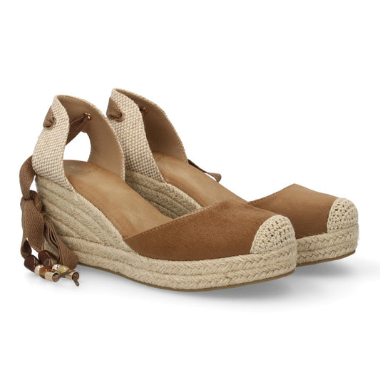 alpargata valenciana camel cuerdas mujer