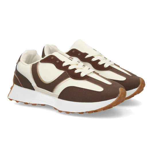 zapatilla deportiva marron mujer moderna