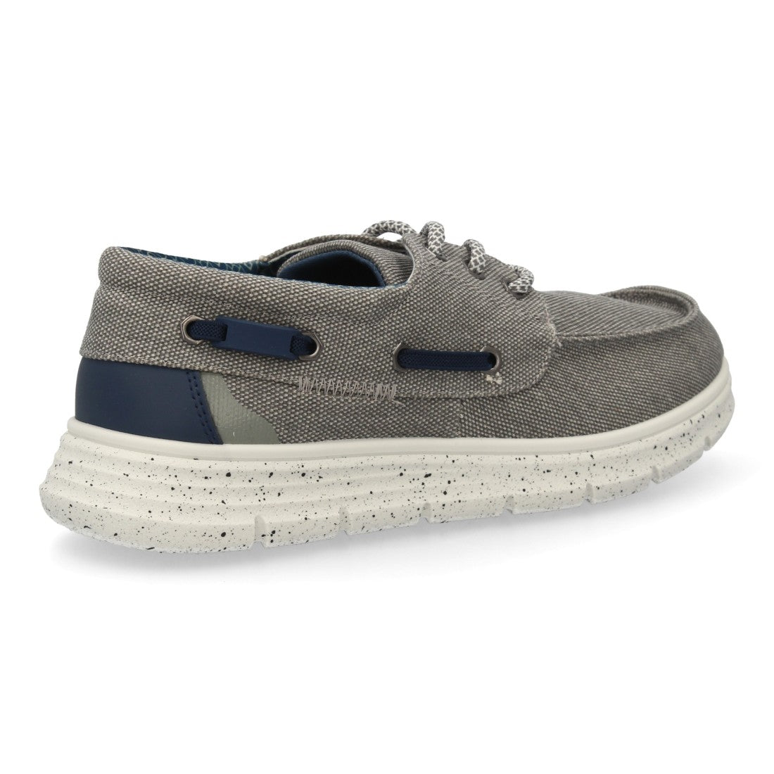 Zapato náutico gris hombre casual