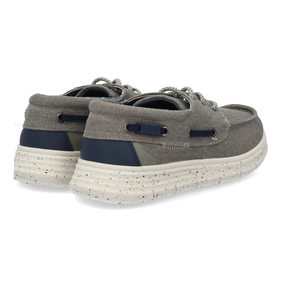 Zapato náutico gris hombre casual