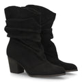 Botas Cowboy De Caña Alta Para Mujer Con Bordados Estilo Western Y Tachuelas Color Negro en vista principal para mujer
