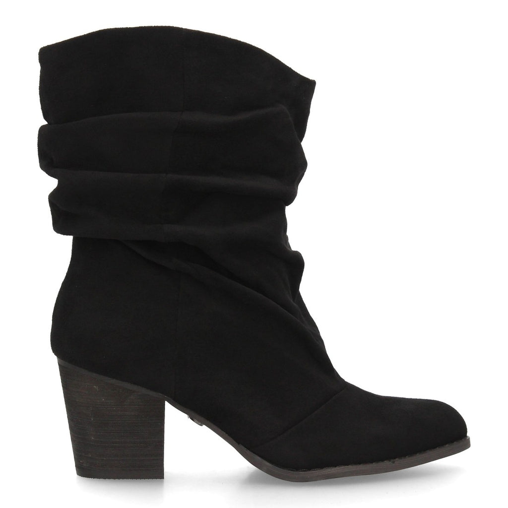Botas Cowboy De Caña Alta Para Mujer Con Bordados Estilo Western Y Tachuelas Color Negro en vista principal para mujer