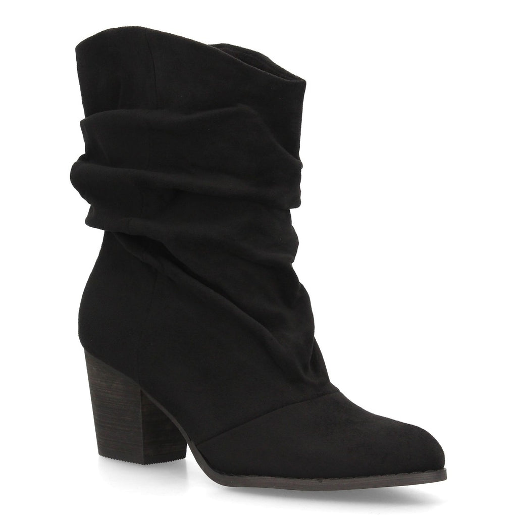 Botas Cowboy De Caña Alta Para Mujer Con Bordados Estilo Western Y Tachuelas Color Negro en vista principal para mujer