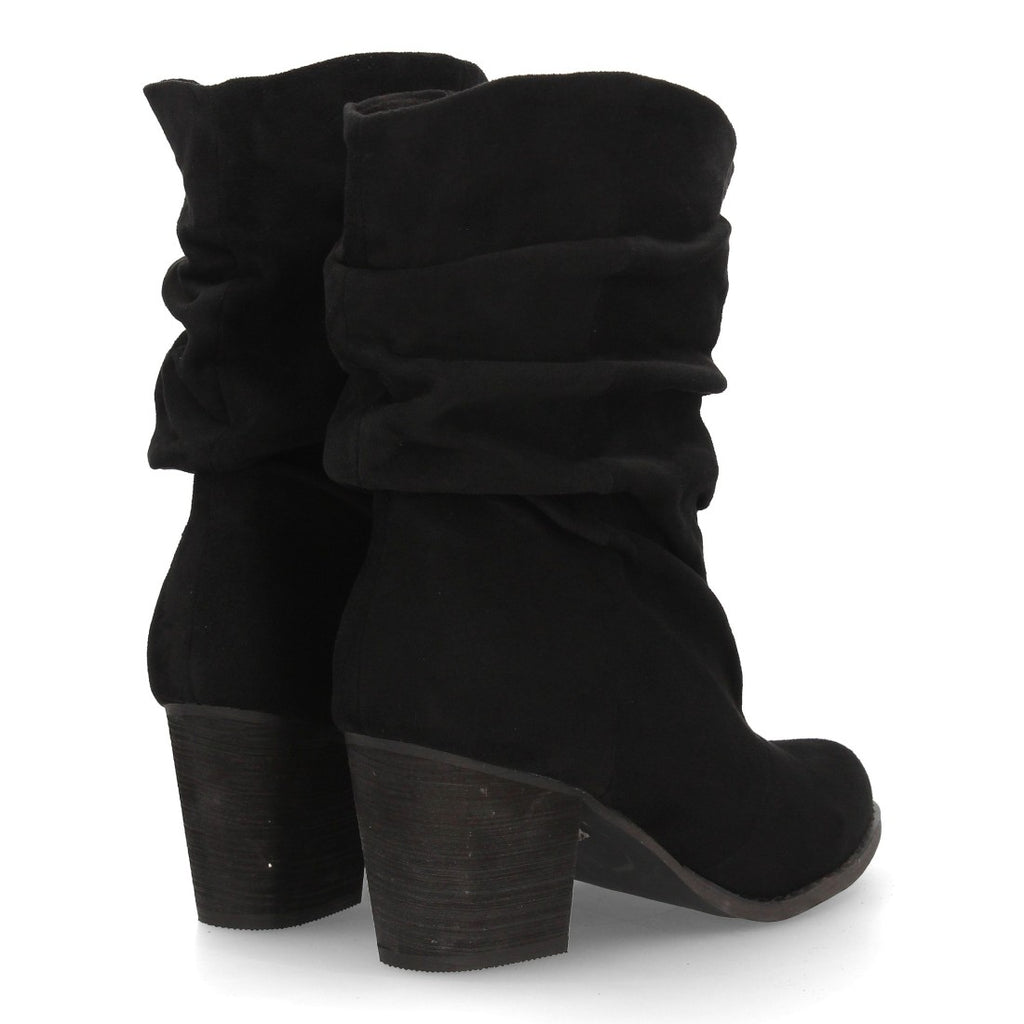 Botas Cowboy De Caña Alta Para Mujer Con Bordados Estilo Western Y Tachuelas Color Negro en vista principal para mujer