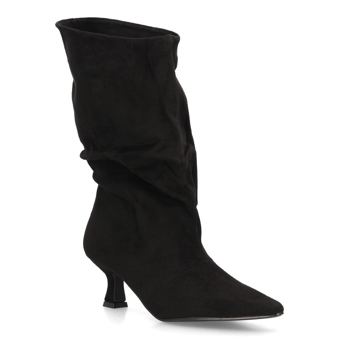 Botas Cowboy De Caña Alta Para Mujer Con Bordados Estilo Western Y Tachuelas Color Negro en vista principal para mujer