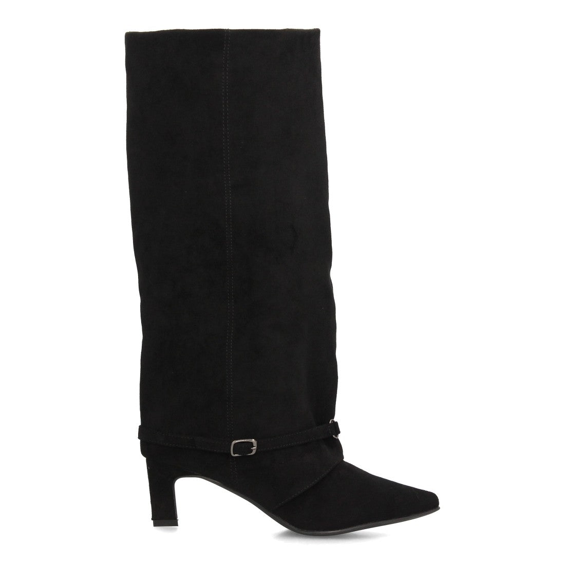 Botas Cowboy De Caña Alta Para Mujer Con Bordados Estilo Western Y Tachuelas Color Negro en vista principal para mujer