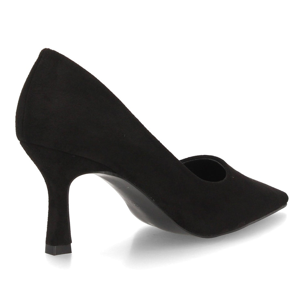 Zapatos De Salón Con Tacón Fino, Punta Afilada Y Adorno Metálico Con Suela De Gel Color Negro en vista principal para mujer