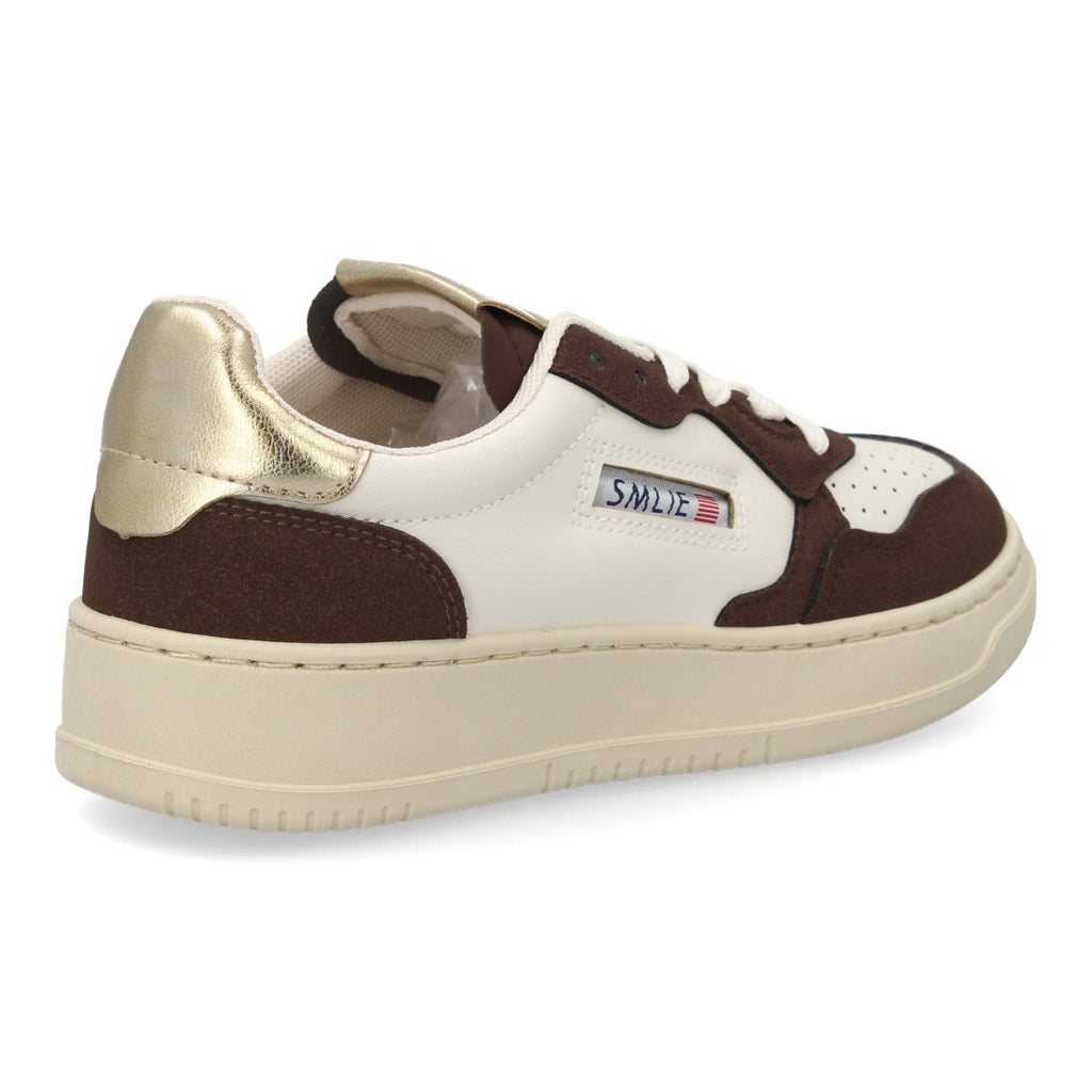 Zapatillas Deportivas Estilizadas Con Plataforma Ligera Y Cordones Para Mujer Color Marron en vista principal para mujer