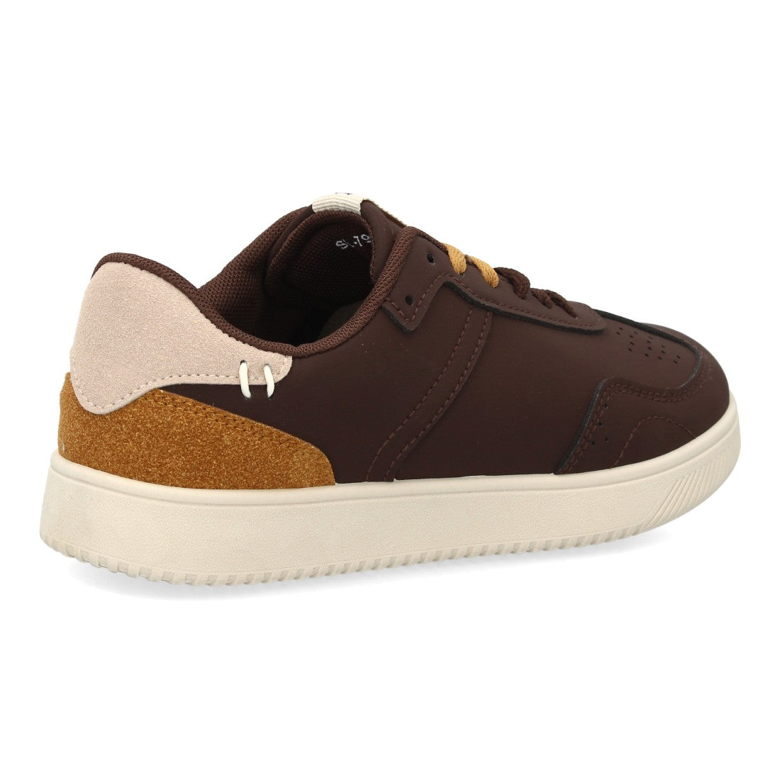 Zapatillas barefoot casuales en color marrón con suela plana respetuosa zero drop