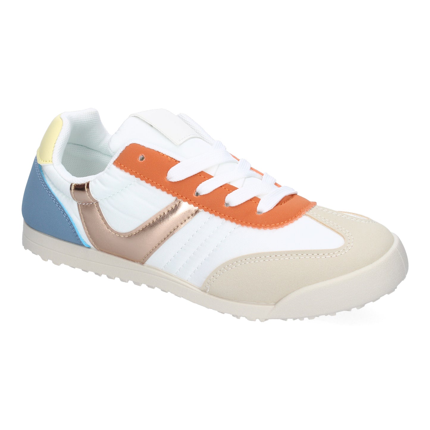 Zapatilla Deportiva Casual Multi-Color Mujer con Cordoneras
