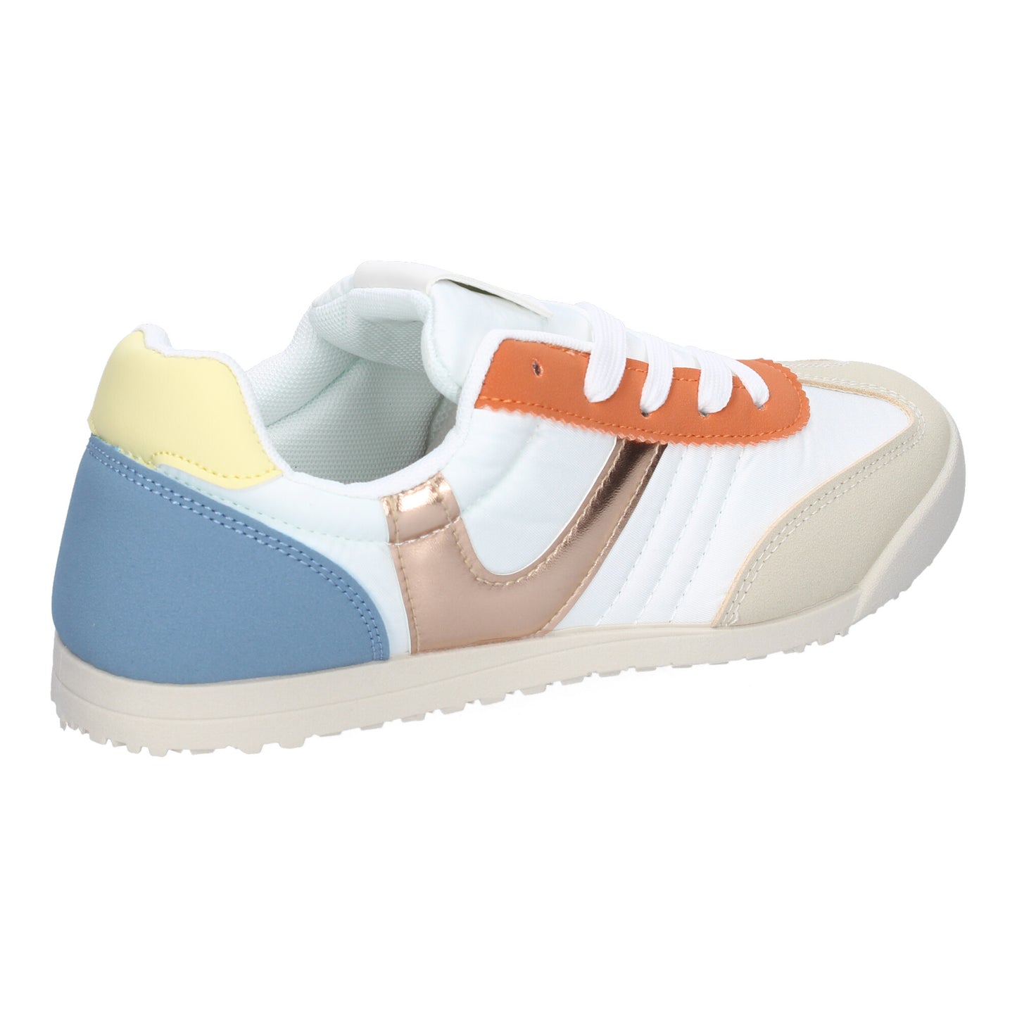 Zapatilla Deportiva Casual Multi-Color Mujer con Cordoneras