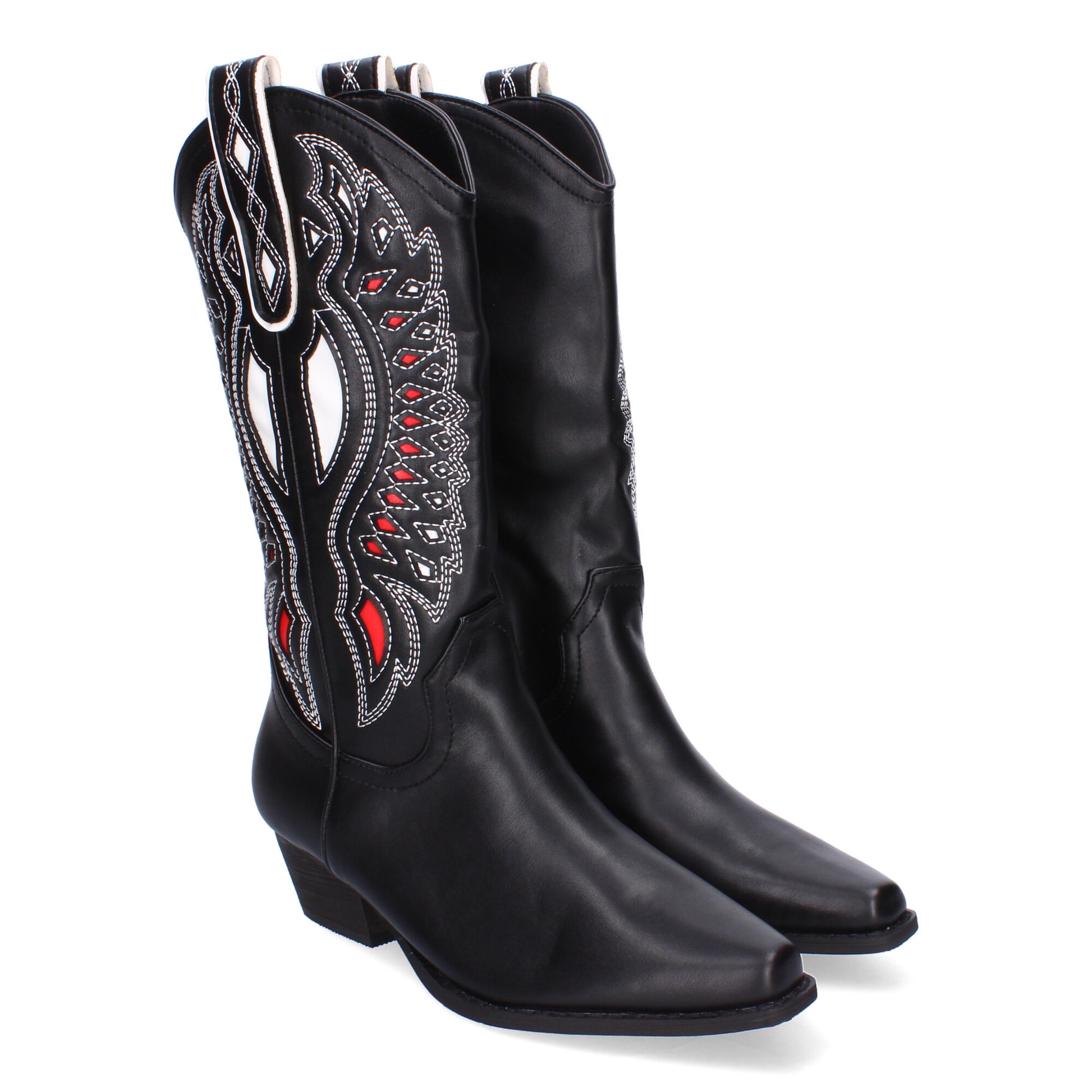Botas cowboy negras para mujer