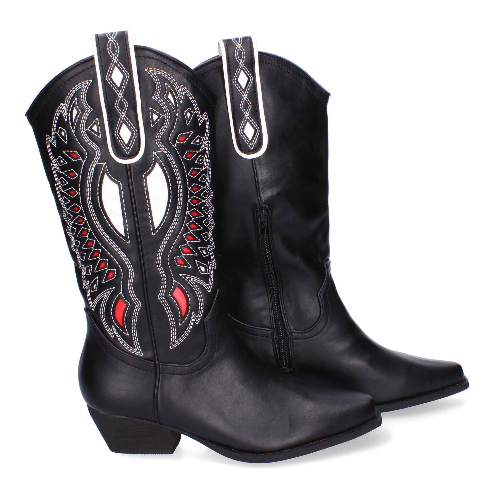 Botas cowboy negras para mujer