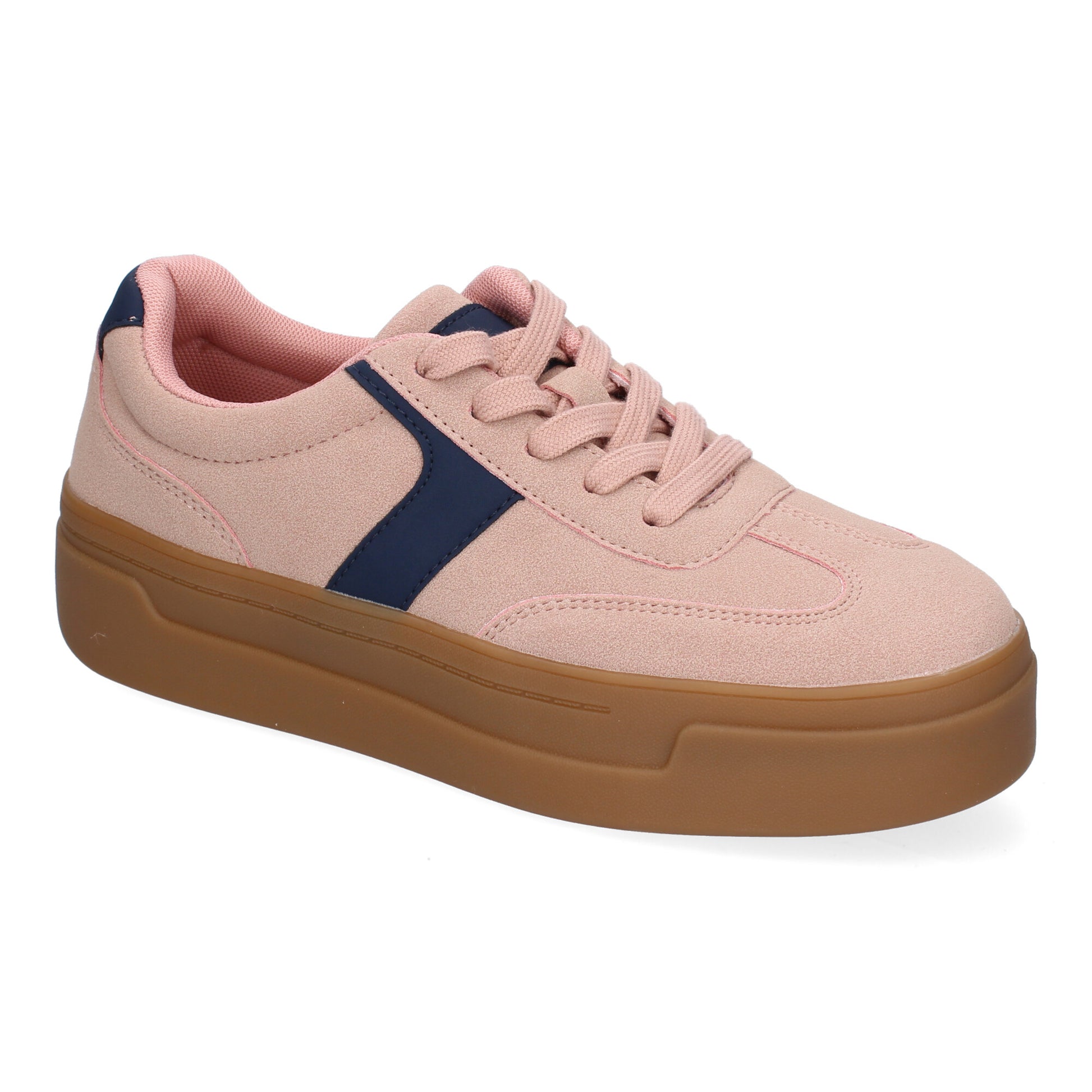 Zapatillas deportivas rosas planas