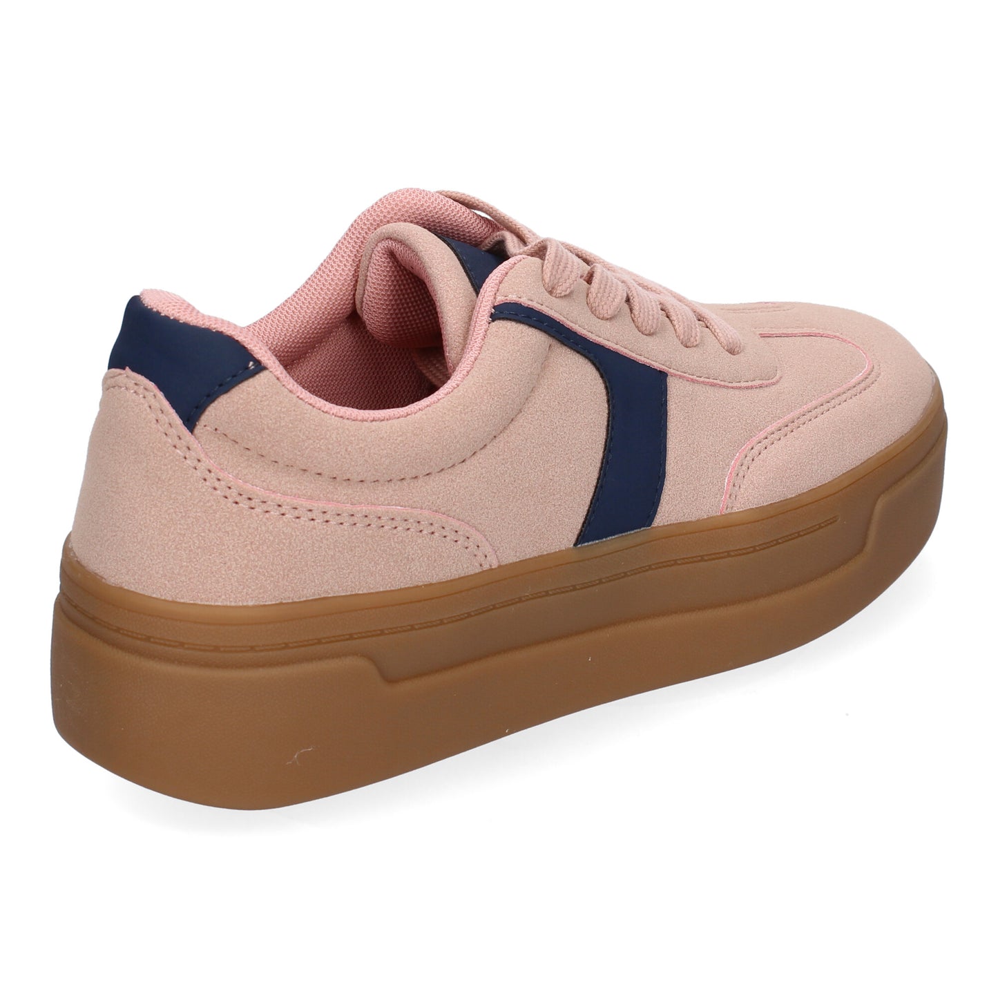 Zapatillas deportivas rosas planas