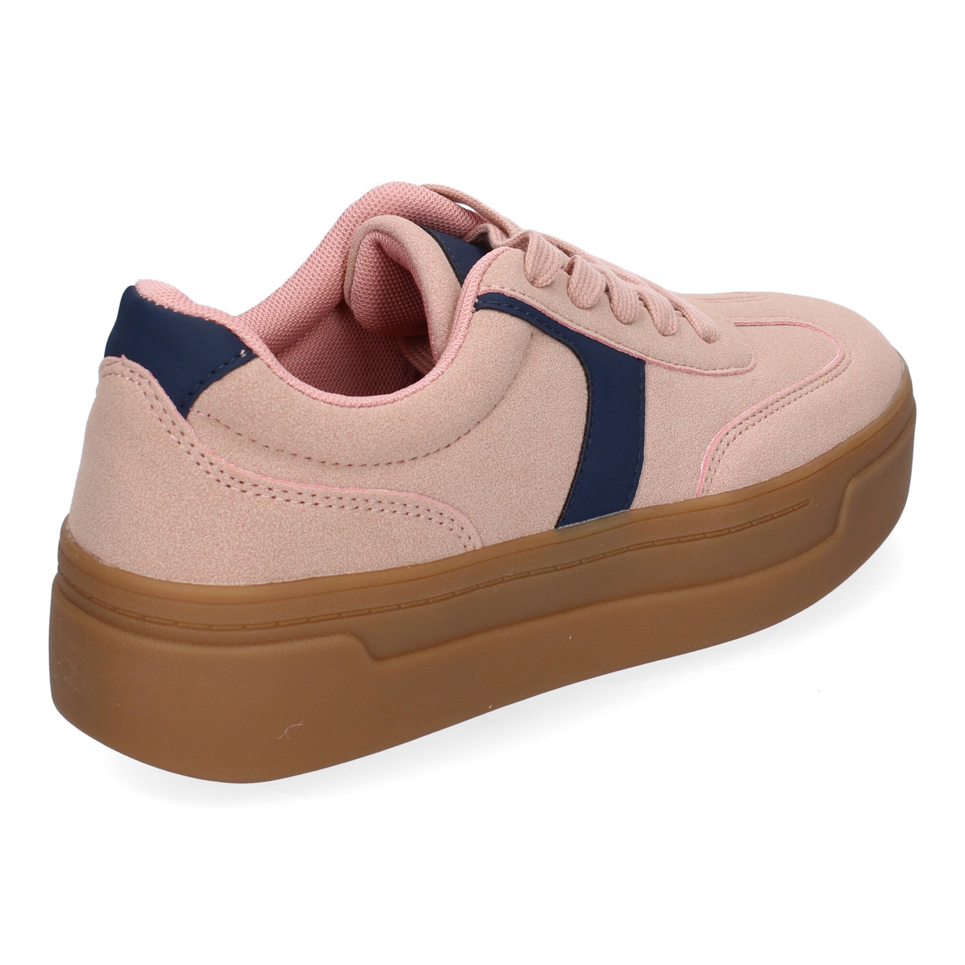 Zapatillas deportivas rosas planas