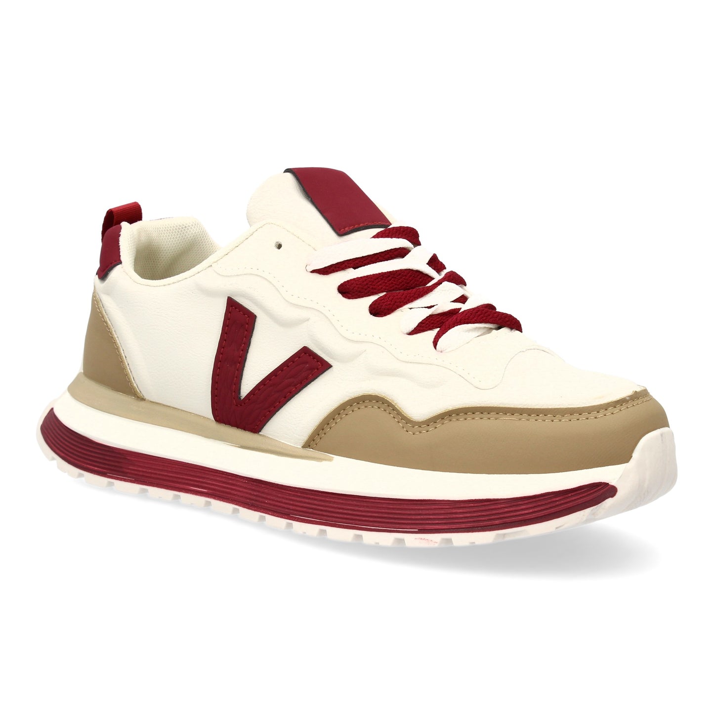 Zapatilla Deportiva Apricot de Hombre con Suela Dentada y Cremallera