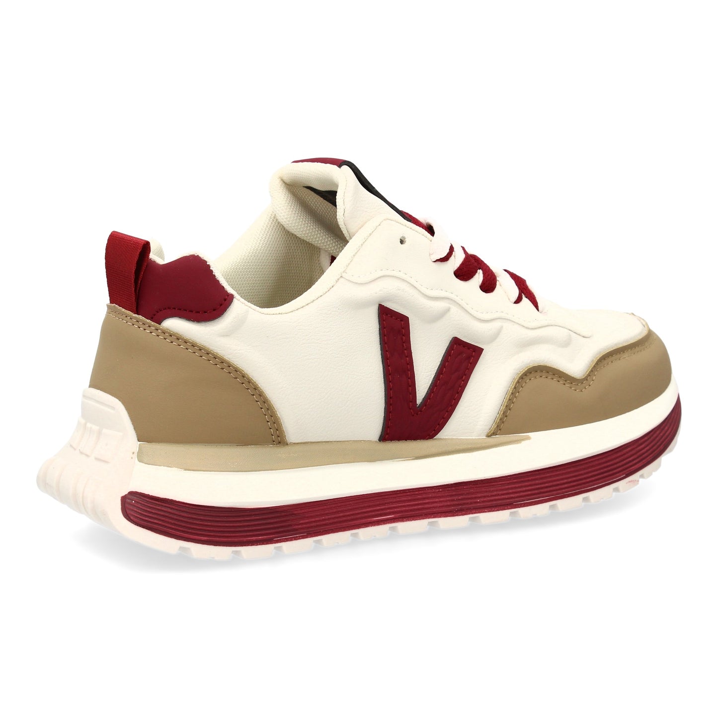 Zapatilla Deportiva Apricot de Hombre con Suela Dentada y Cremallera