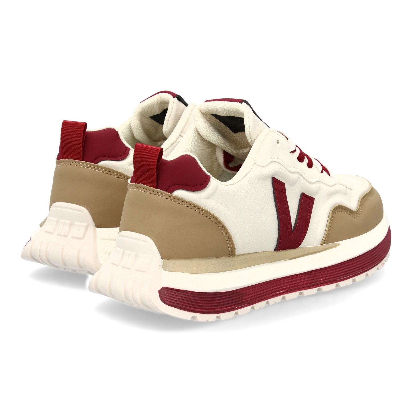 Zapatilla Deportiva Apricot de Hombre con Suela Dentada y Cremallera