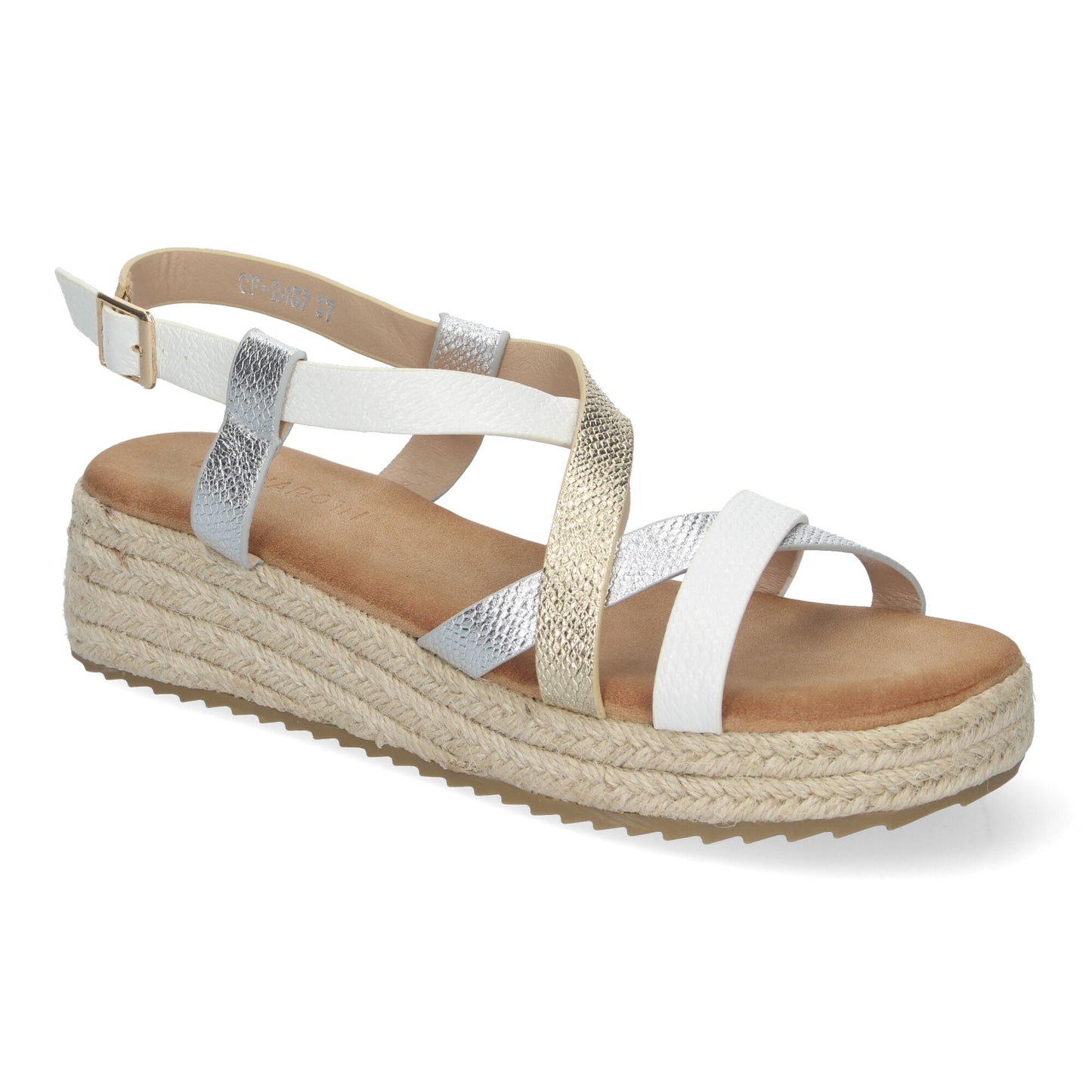 Sandalias de Planas para Mujer Elegantes y Cómodas con Detalles Entrecruzados Cierre de Hebilla Perfectas para Primavera-Verano.