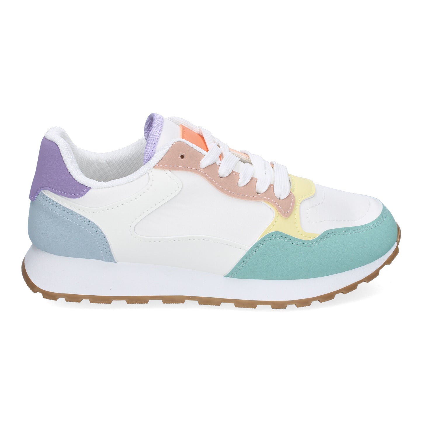 Zapatillas Deportivas Casual Multicolor de Mujer con Cordones