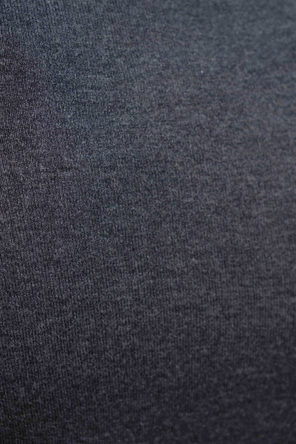 Jersey punto gris melange cuello subido mujer